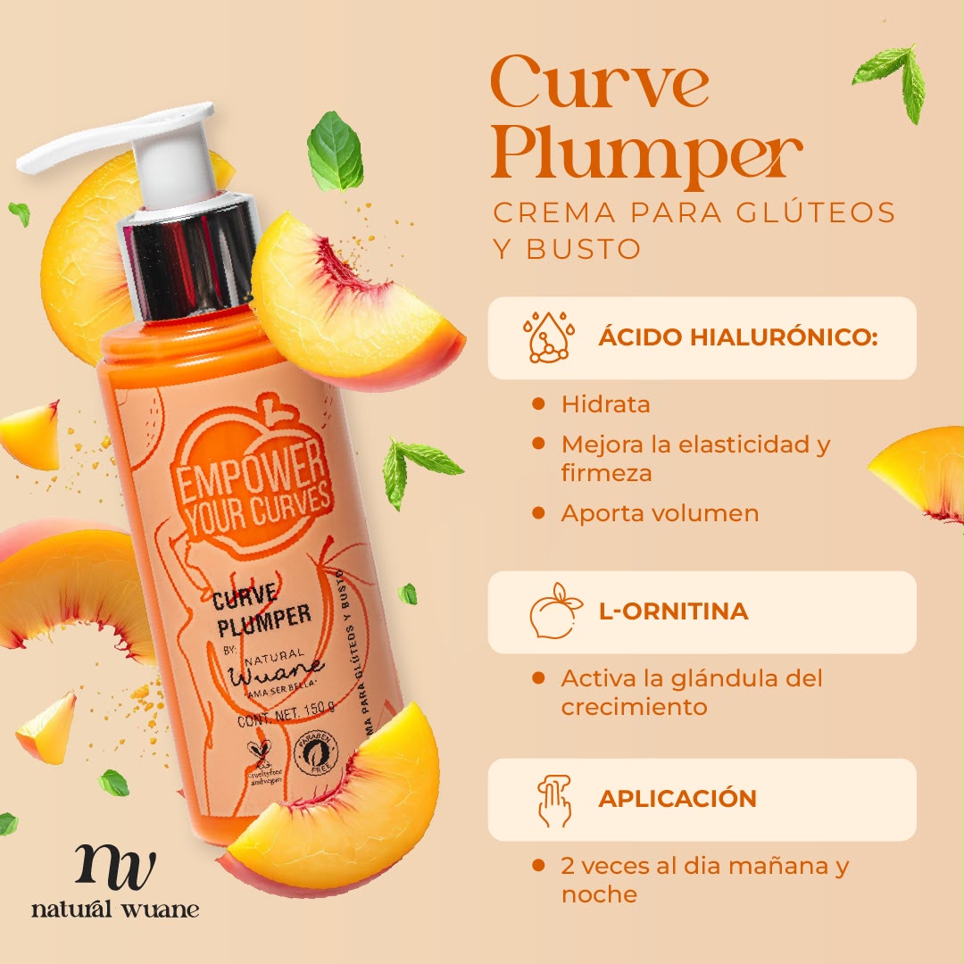 Curve Plumper – Crema para Glúteos y Busto